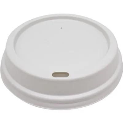Victoria Bay Lid Dome PS White For 10-20 OZ Hot Cup 1000/Case
