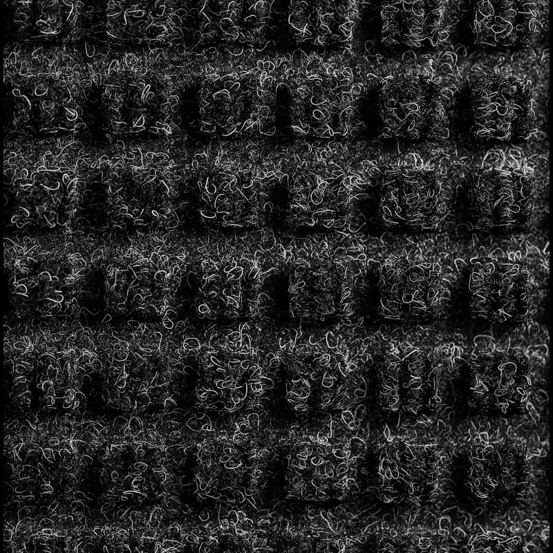 WaterHog® Classic 200 Entrance Mat 48X72 IN Charcoal PET With SBR Rubber Backing Standard Edging 1/Each