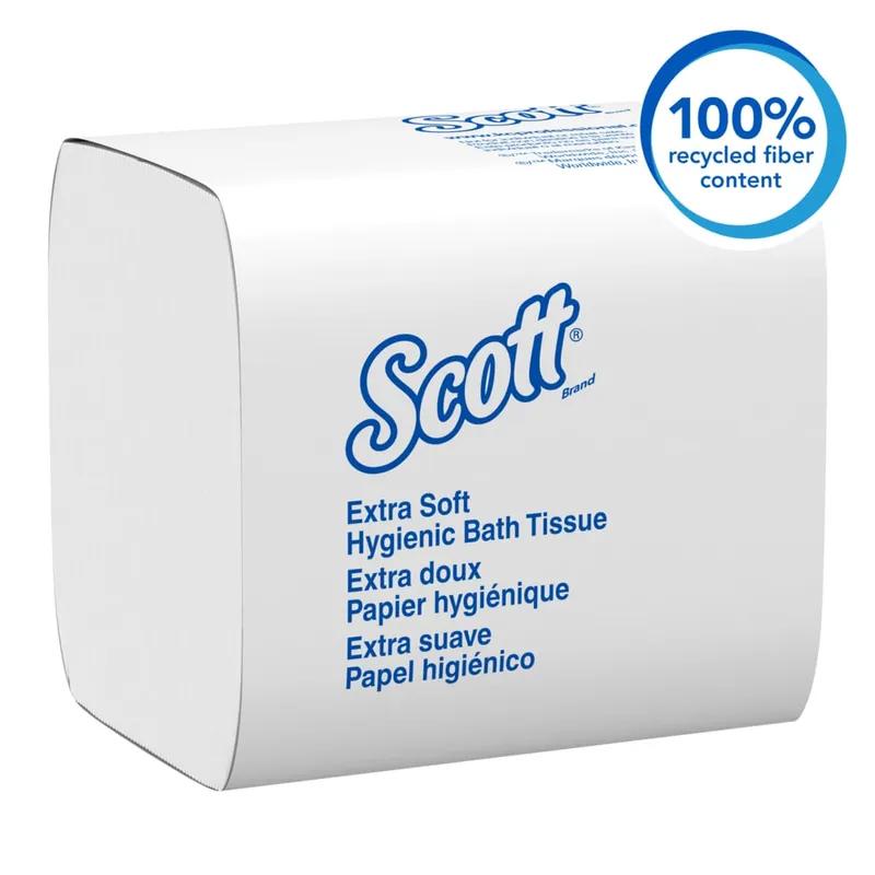 Scott® Facial Tissue 4.5X8.3 IN 2PLY White High Capacity Hygienic 250 Sheets/Pack 36 Packs/Case 9000 Sheets/Case