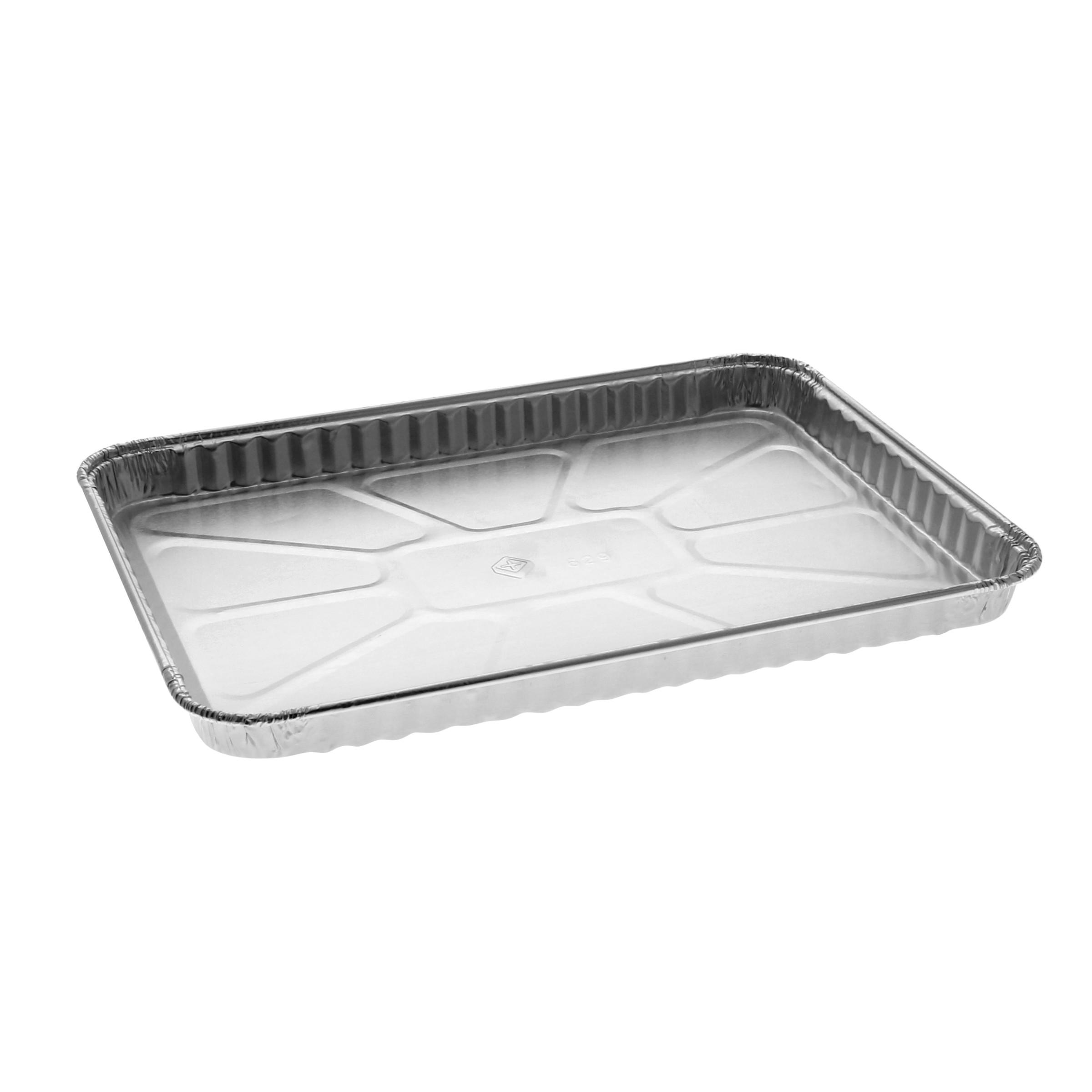 Danish Pan 22 OZ 9.2X6.5X0.75 IN Aluminum Silver Full Curl 500/Case
