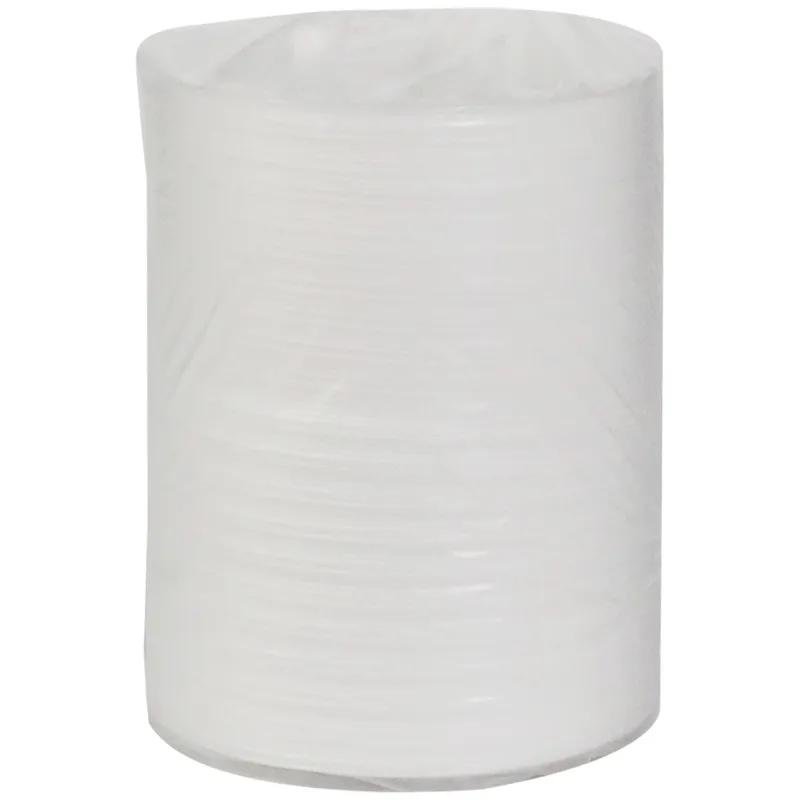 Plate 6X0.6 IN Polystyrene Foam White Round 1000/Case