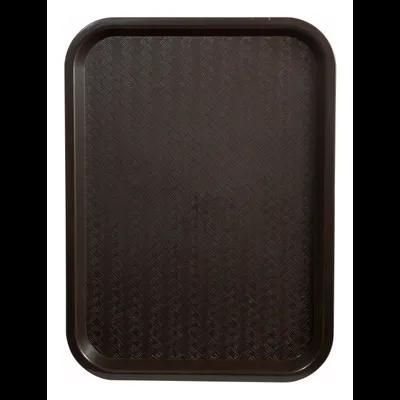 Cafeteria & School Lunch Tray Base 14X18 IN PP Brown Rectangle 1/Each
