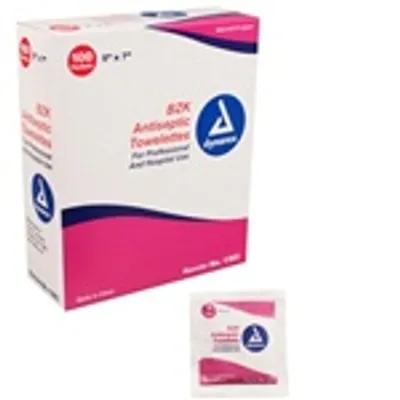 Antiseptic Wipe White Benzalkonium Chloride 100 Count/Pack 10 Packs/Case 1000 Count/Case