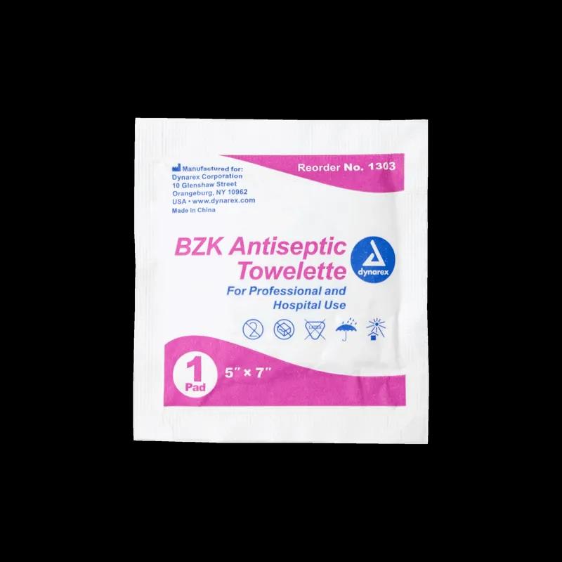 Antiseptic Wipe White Benzalkonium Chloride 100 Count/Pack 10 Packs/Case 1000 Count/Case