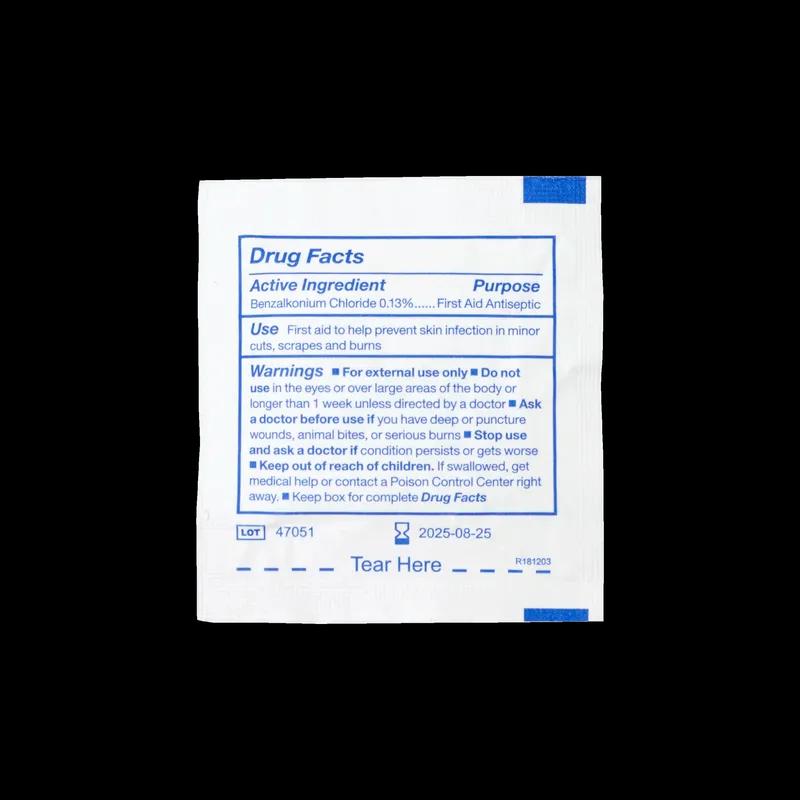 Antiseptic Wipe White Benzalkonium Chloride 100 Count/Pack 10 Packs/Case 1000 Count/Case