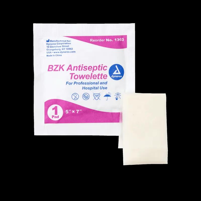 Antiseptic Wipe White Benzalkonium Chloride 100 Count/Pack 10 Packs/Case 1000 Count/Case