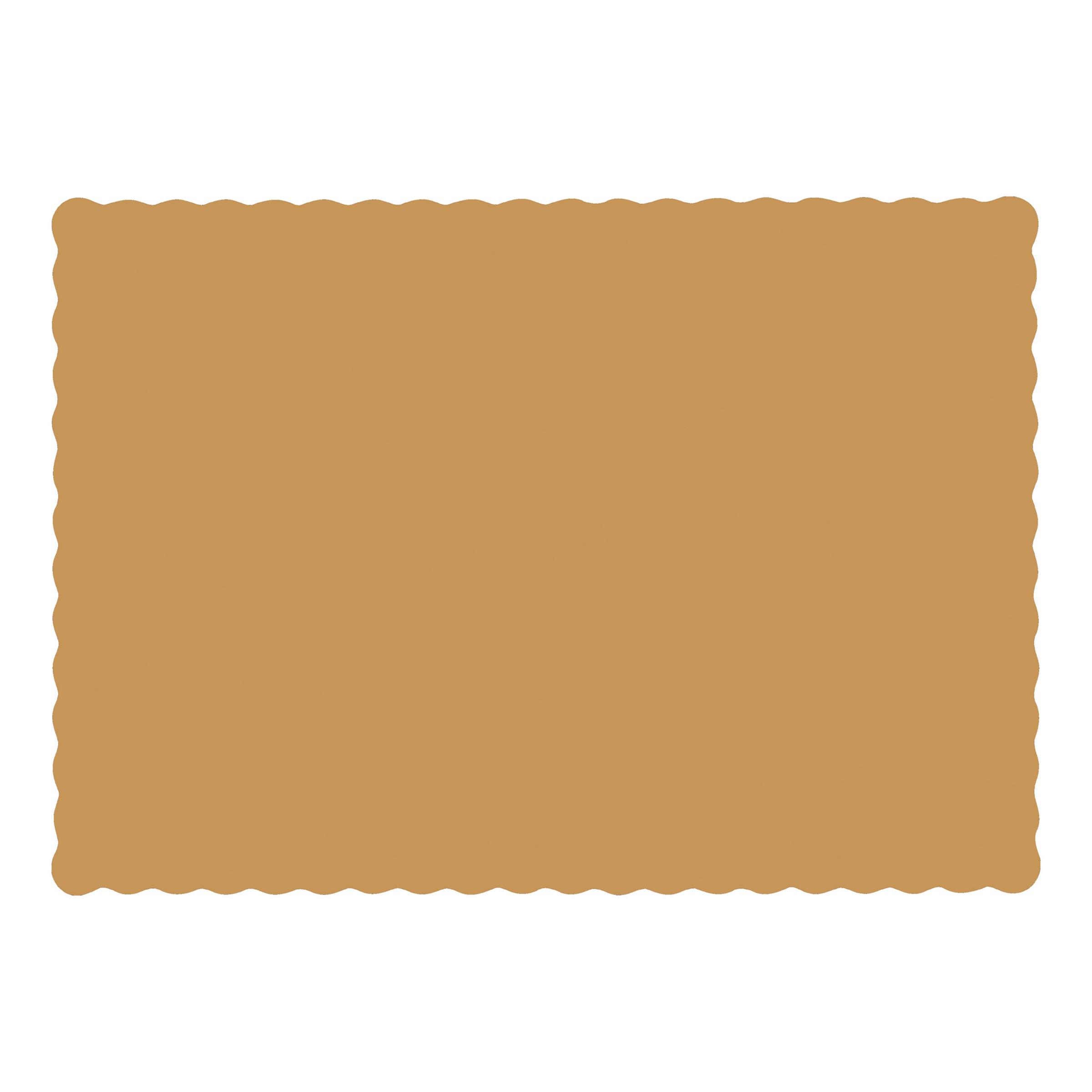 Placemat 9.5X13.5 IN Gold Glitter Paper 1000/Case