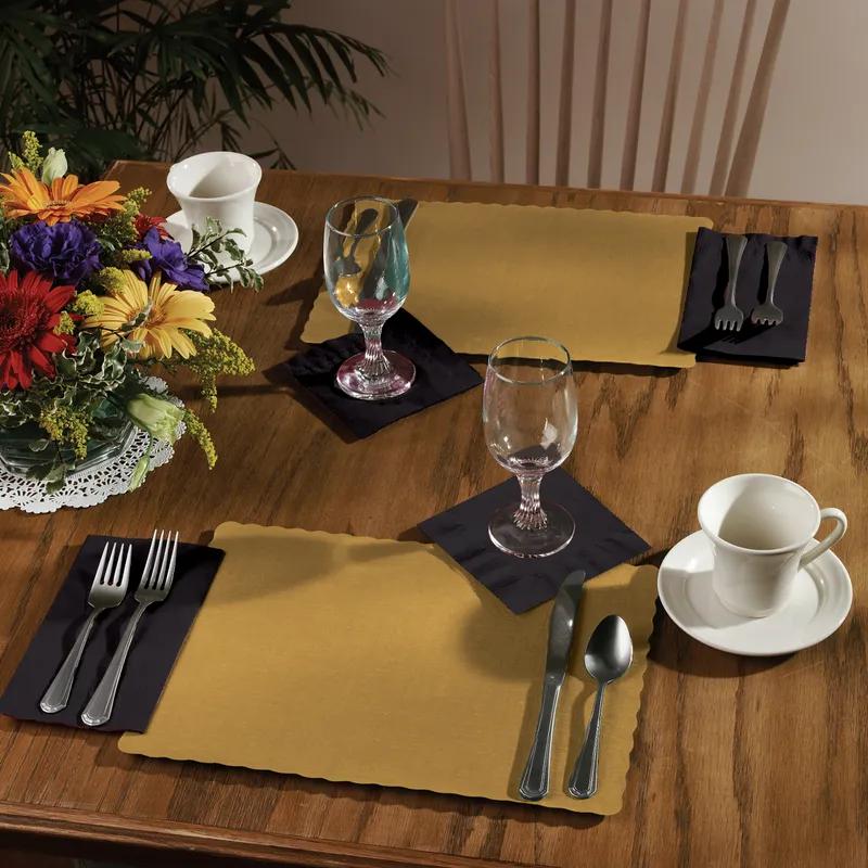 Placemat 9.5X13.5 IN Gold Glitter Paper 1000/Case