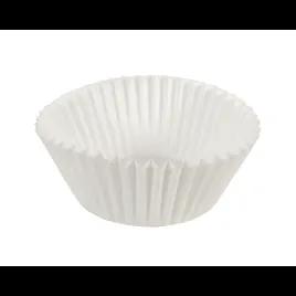 Baking Cup 2.5 IN Paper White Fluted 2000/Case
