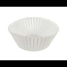 Baking Cup 2.5 IN Paper White Fluted 2000/Case