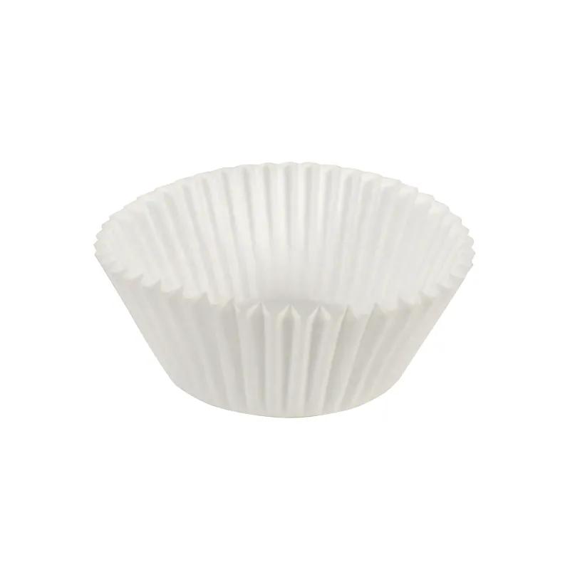 Baking Cup 2.5 IN Paper White Fluted 2000/Case