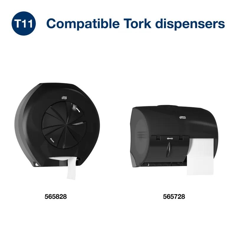 Tork OptiCore® Toilet Paper & Tissue Roll T11 4X3.75 IN 585 FT 1PLY Universal Embossed 1755 Sheets/Roll 36 Rolls/Case