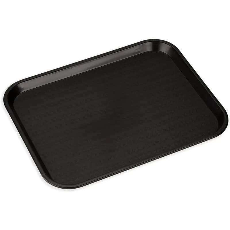 Cafeteria & School Lunch Tray 14X18 IN PP Black 12/Case