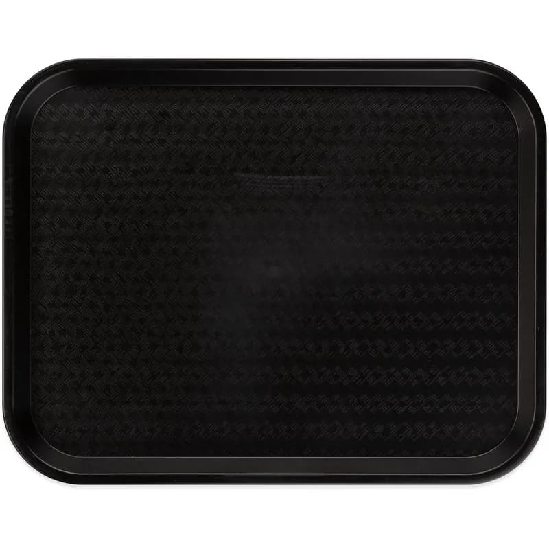 Cafeteria & School Lunch Tray 14X18 IN PP Black 12/Case