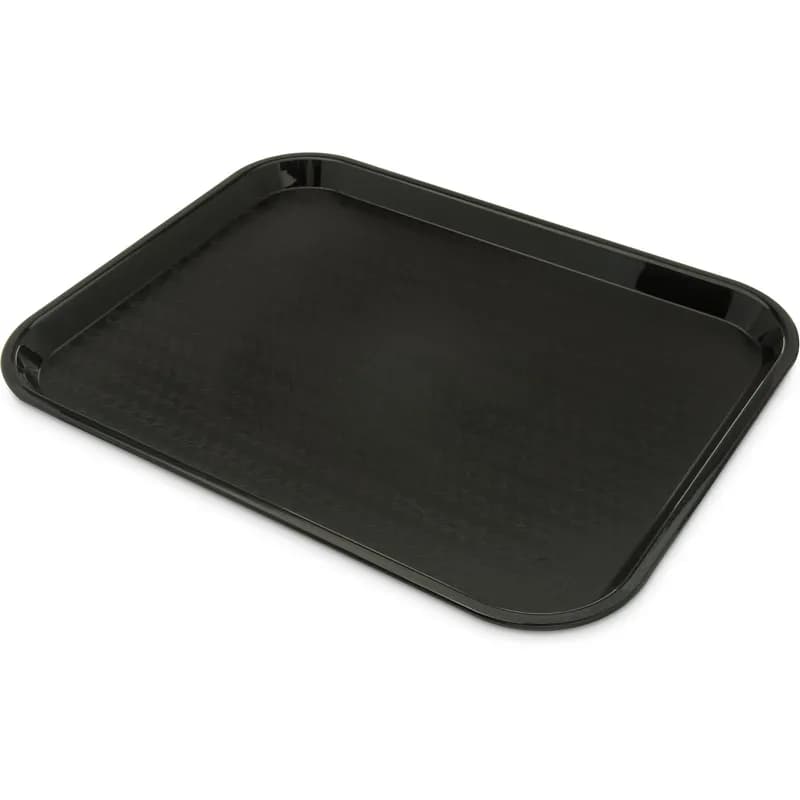 Cafeteria & School Lunch Tray 14X18 IN PP Black 12/Case