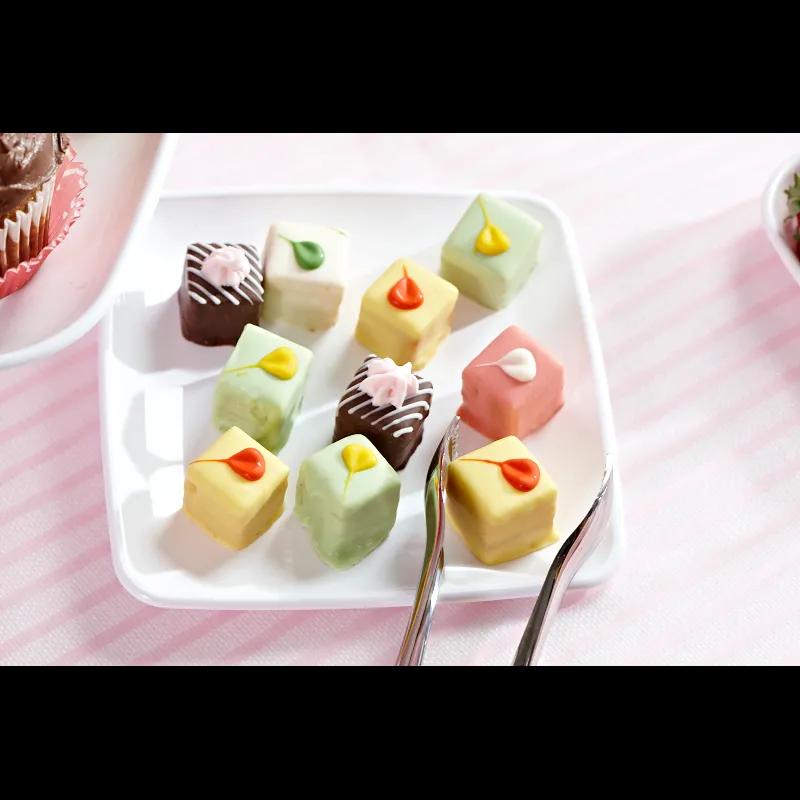 Mozaïk® Serving Tray Base 14.1X14.1X0.69 IN PP White Square 25/Case