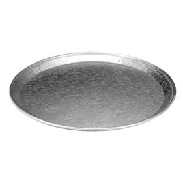 Serving Tray 16X0.75 IN Aluminum Silver Round Embossed 25/Case