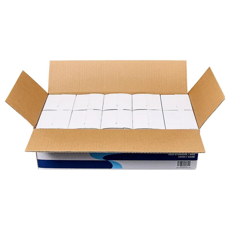 Victoria Bay Sip Stirrer 5 IN Plastic Red Unwrapped 1000 Count/Pack 10 Packs/Case 10000 Count/Case