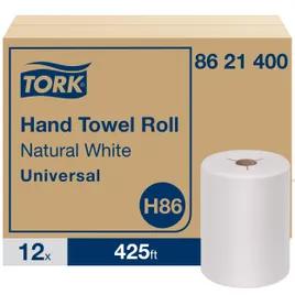 Tork Roll Paper Towel H86 8IN X425FT White Standard Roll Refill 1.925IN Core Diameter 12 Rolls/Case 5100 Sheets/Case