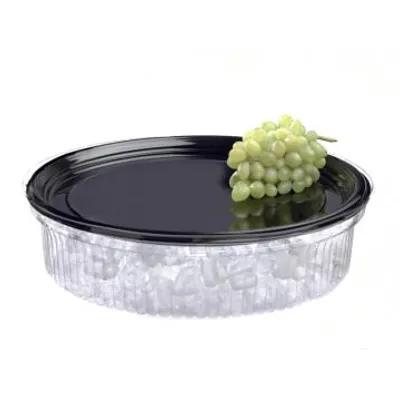 Serving Tray Base 12X0.88 IN PET Black Round 36/Case