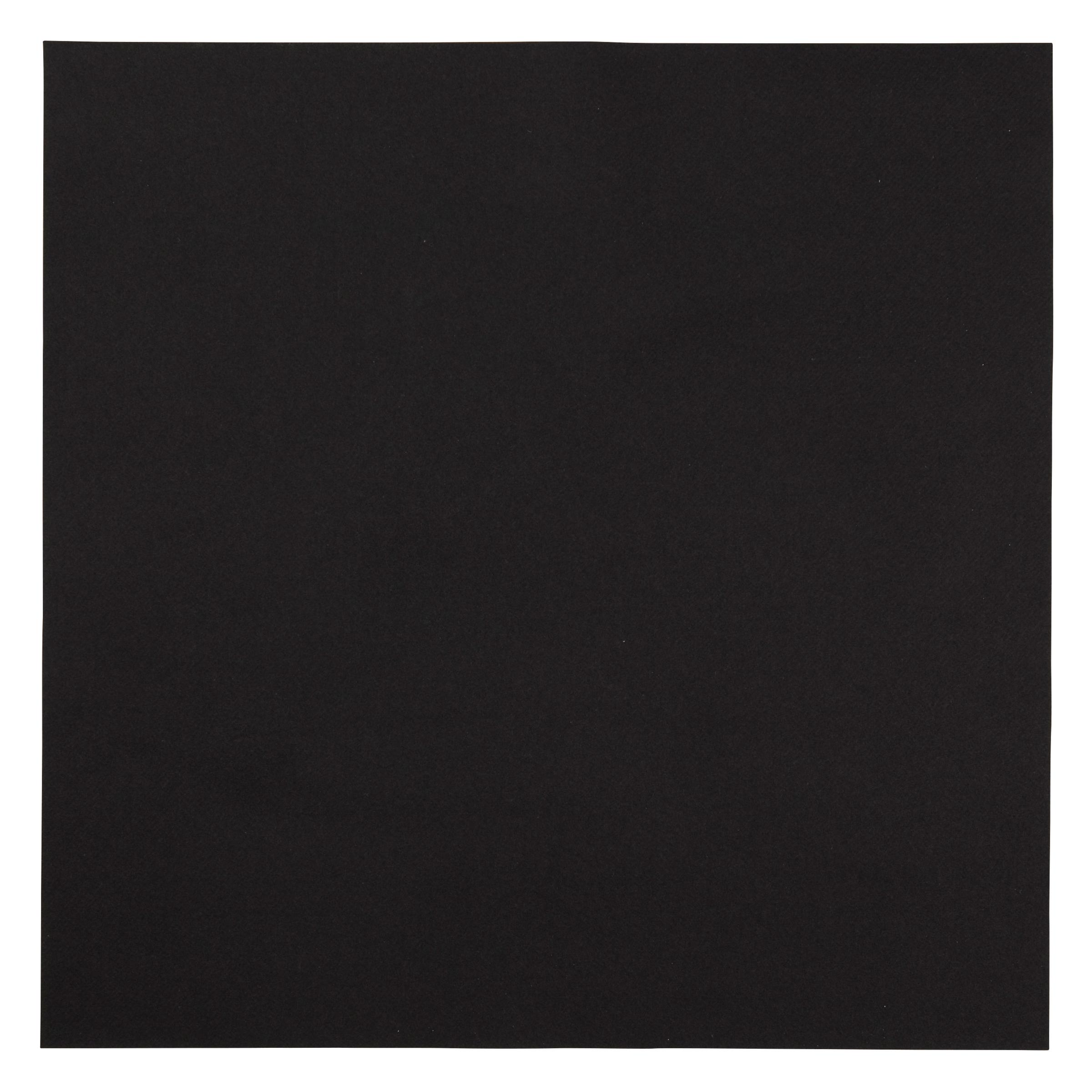 Linen-Like® Napkins 16X16 IN Black Airlaid Paper Ultra PLY 125 Count/Pack 4 Packs/Case 500 Count/Case