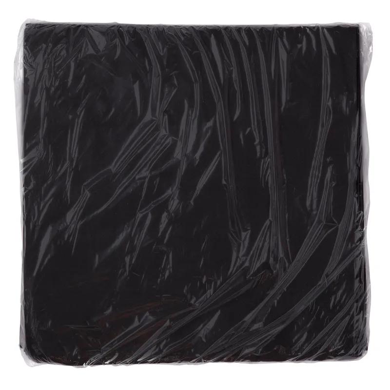 Linen-Like® Napkins 16X16 IN Black Airlaid Paper Ultra PLY 125 Count/Pack 4 Packs/Case 500 Count/Case