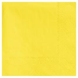 Napkins 9.5X9.5 IN Yellow Paper 2PLY 1/4 Fold 250 Count/Pack 4 Packs/Case 1000 Count/Case