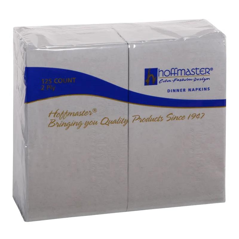 Dinner Napkins 15X17 IN Gray 2PLY 1/8 Fold 1000/Case