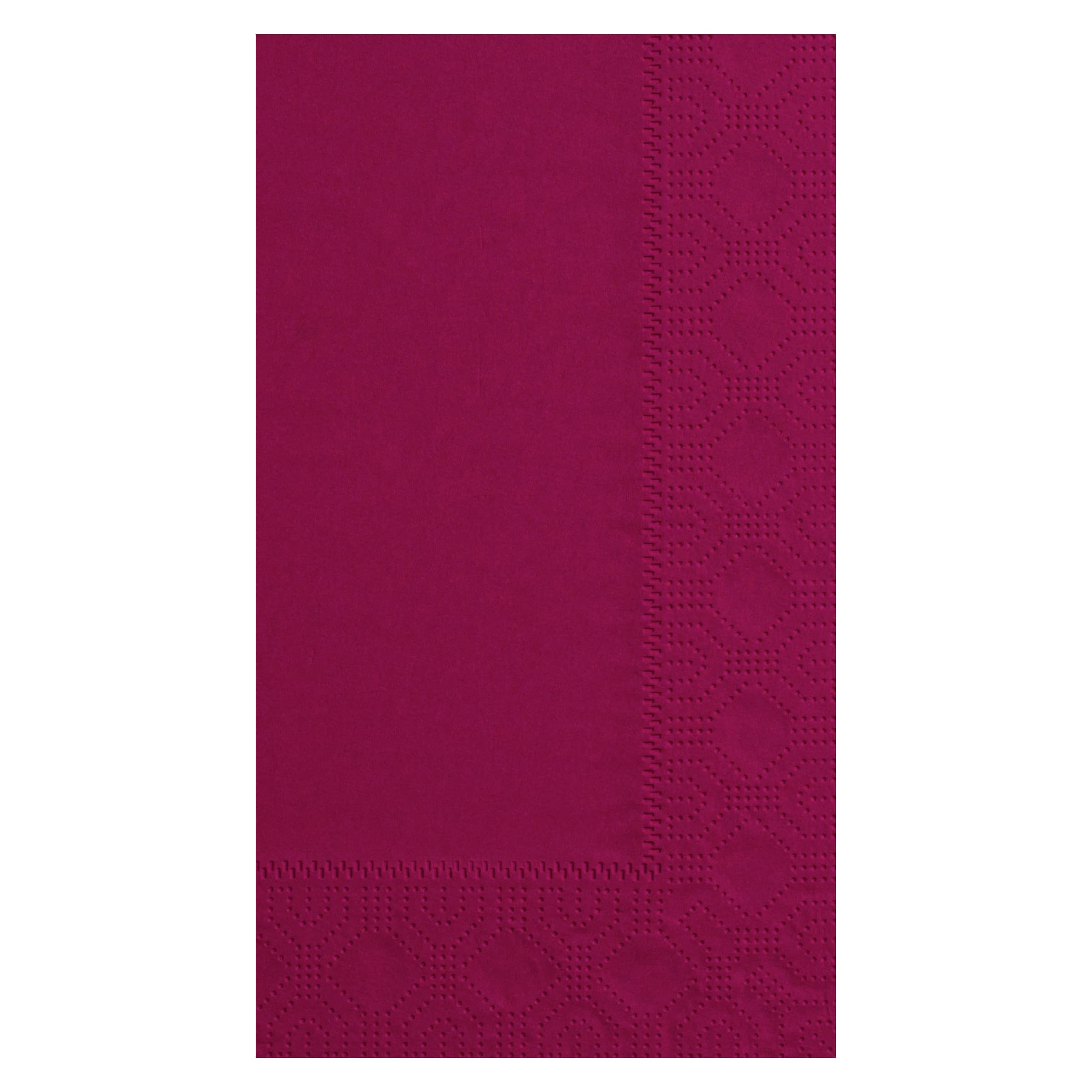 Dinner Napkins 15X17 IN Burgundy 2PLY 1000/Case