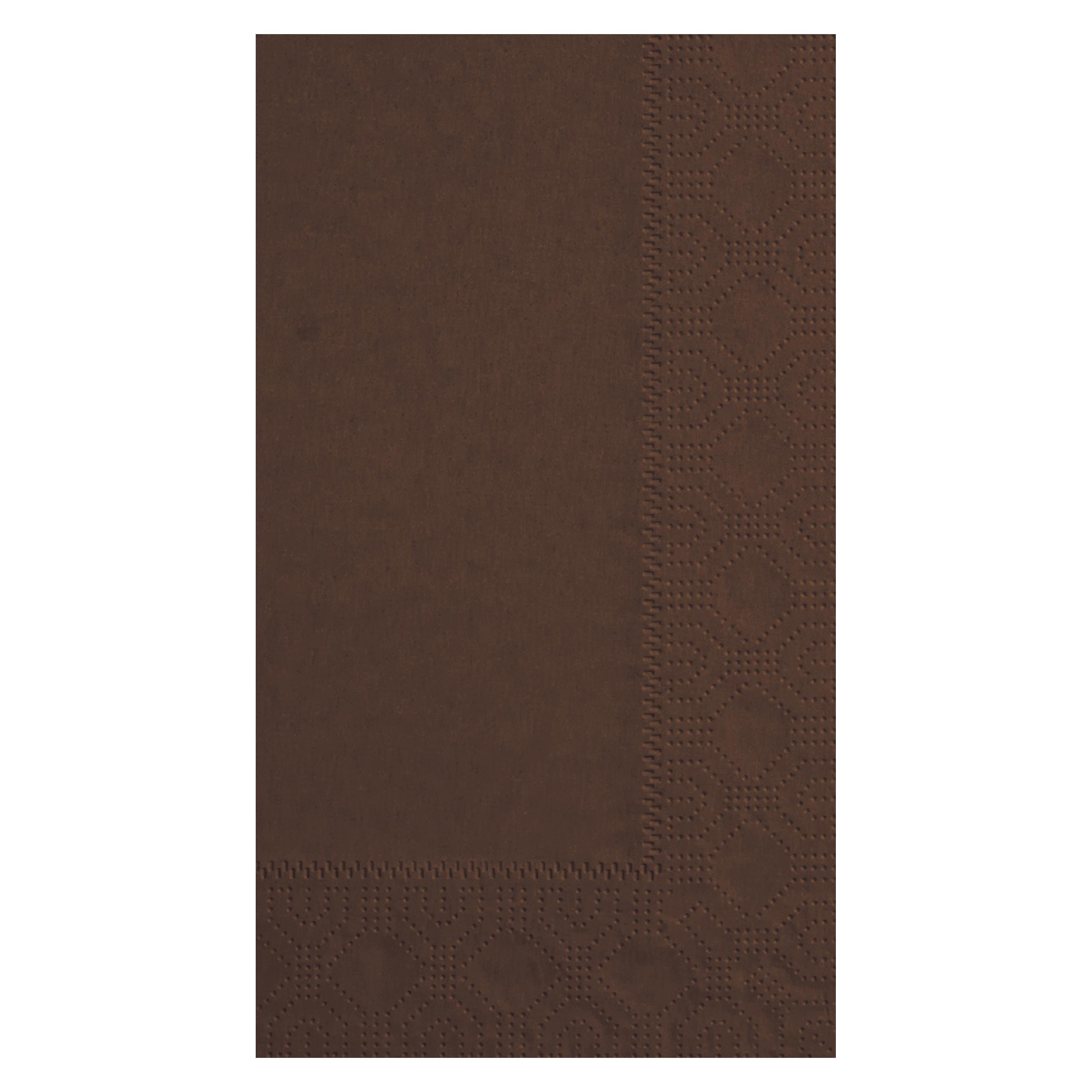 Multi-Purpose Napkins 17X15 IN Chocolate 2PLY 125 Count/Pack 8 Packs/Case 1000 Count/Case