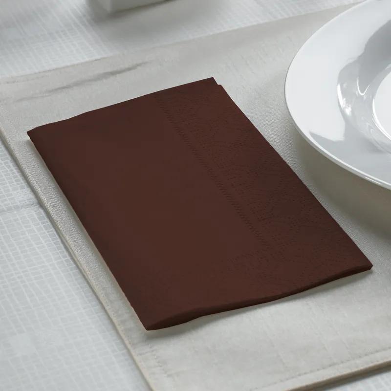 Multi-Purpose Napkins 17X15 IN Chocolate 2PLY 125 Count/Pack 8 Packs/Case 1000 Count/Case