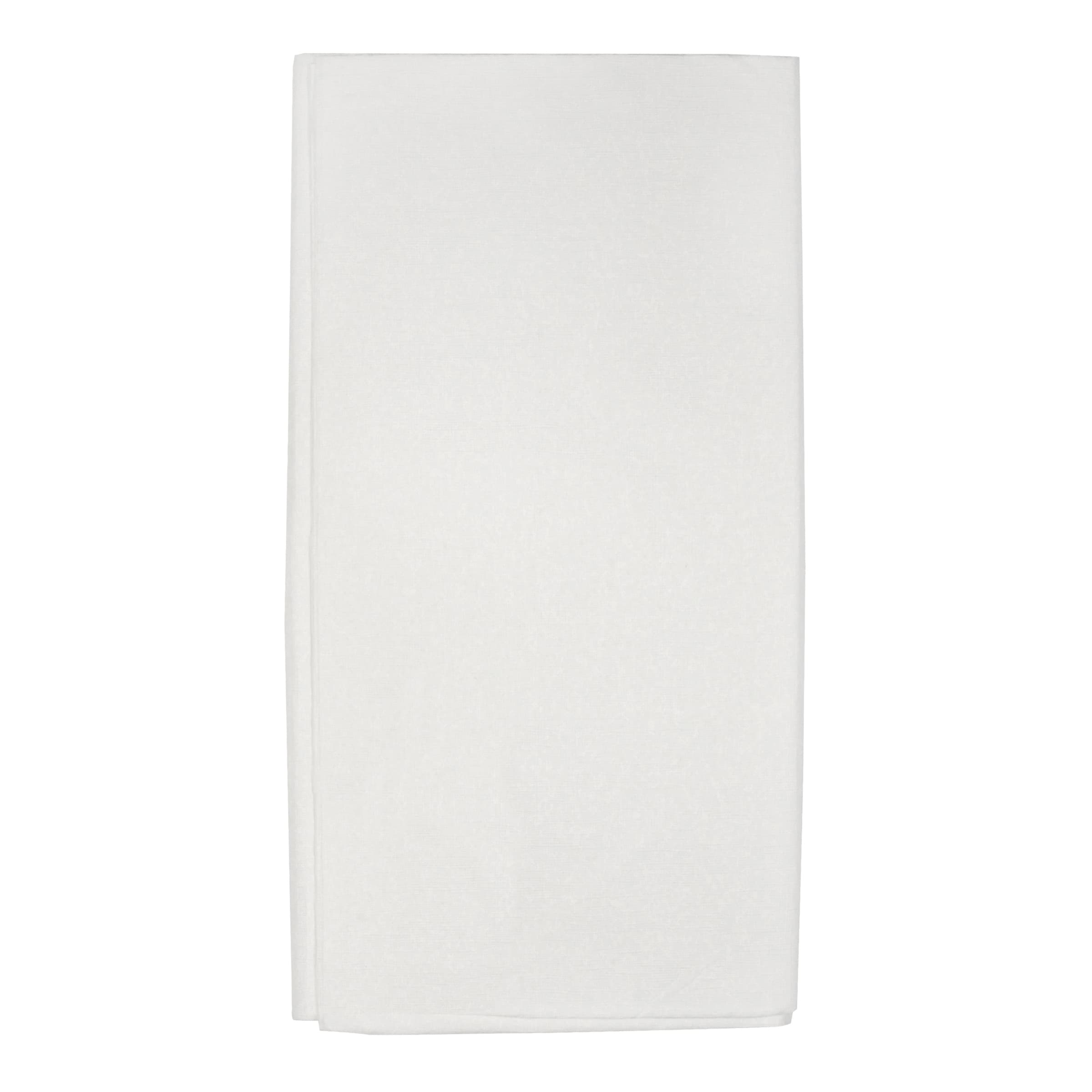 Table Cover 82 IN Paper Poly Blend White Round 25/Case