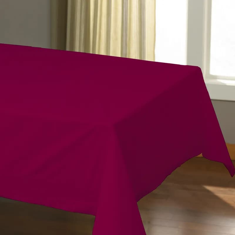 Table Cover 54X108 IN Paper Poly Blend Burgundy 25/Case