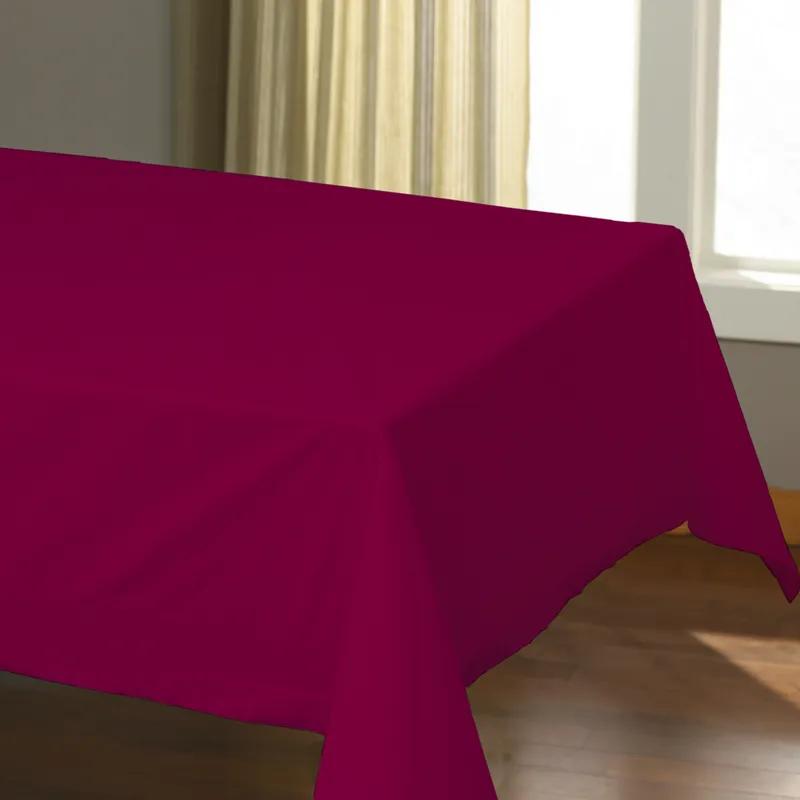 Table Cover 54X108 IN Paper Poly Blend Burgundy 25/Case