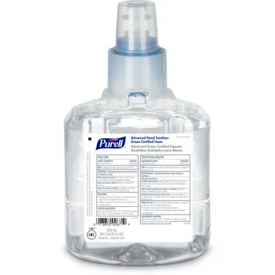 Purell® Hand Sanitizer Foam 1200 mL 5.11X3.69X8.95 IN Fragrance Free 72% Ethyl Alcohol For LTX-12 2/Case
