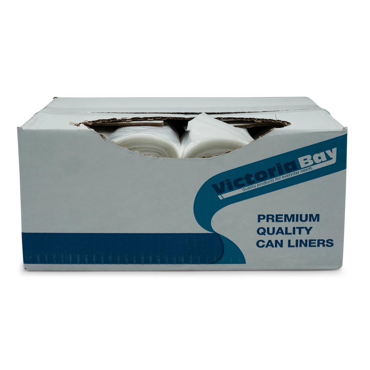 Victoria Bay Can Liner 40X48 IN Natural Plastic 19MIC 200/Case