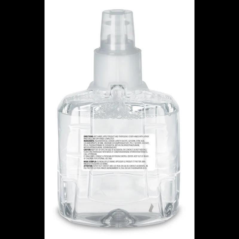 GOJO® Hand Soap Foam 1200 mL 5.11X3.69X8.95 IN Fragrance Free Clear Refill For LTX-12 2/Case