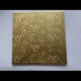 Cake Board 14X14 IN Paperboard Gold Square 24/Case