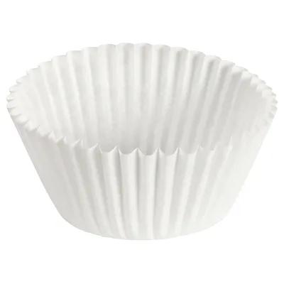 Baking Cup 5.5 IN Paper White Fluted 10000/Case