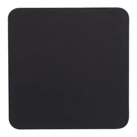 Drink Coaster 4 IN Black Square Pulpboard 2-Sided 500/Case