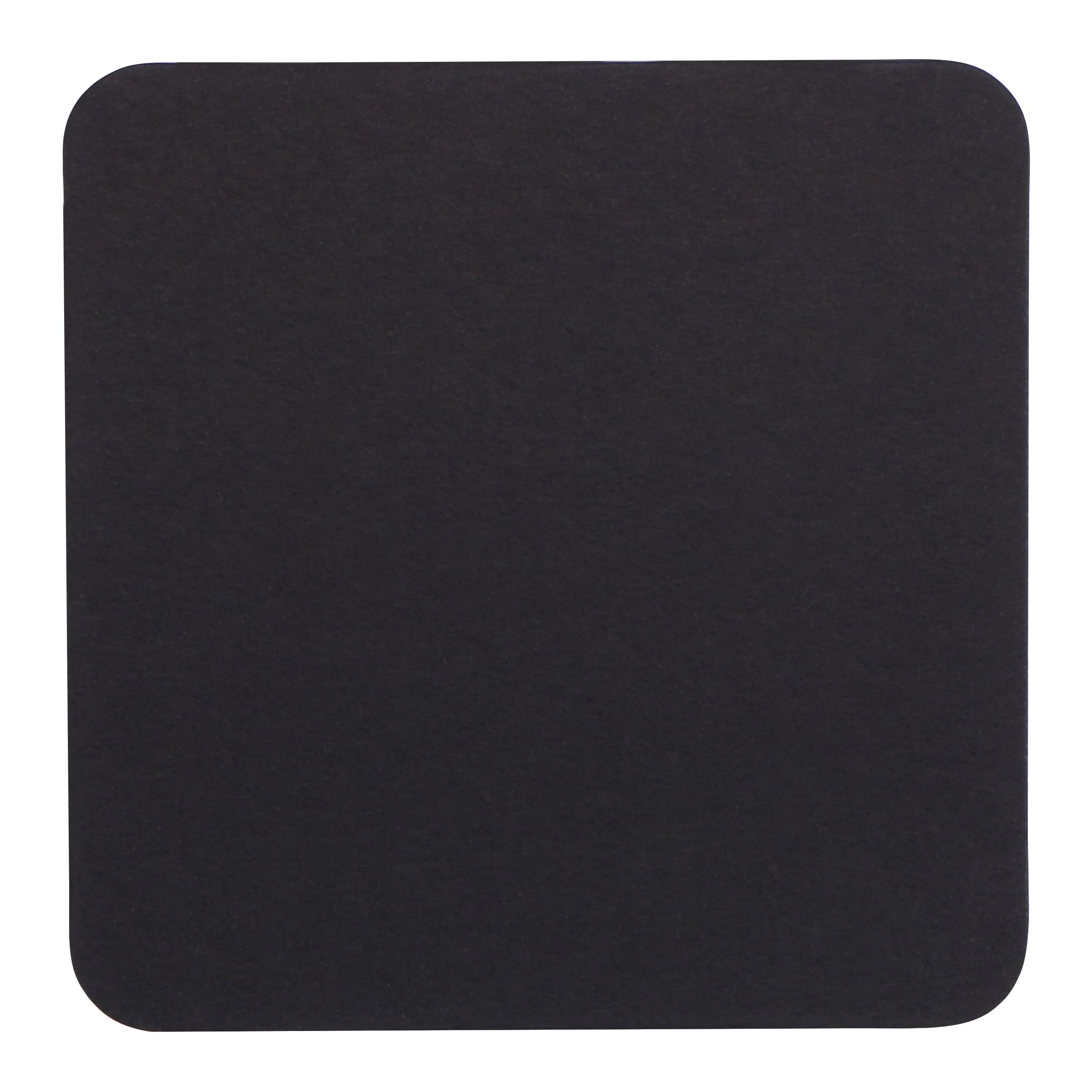 Drink Coaster 4 IN Black Square Pulpboard 2-Sided 500/Case