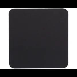 Drink Coaster 4 IN Black Square Pulpboard 2-Sided 500/Case