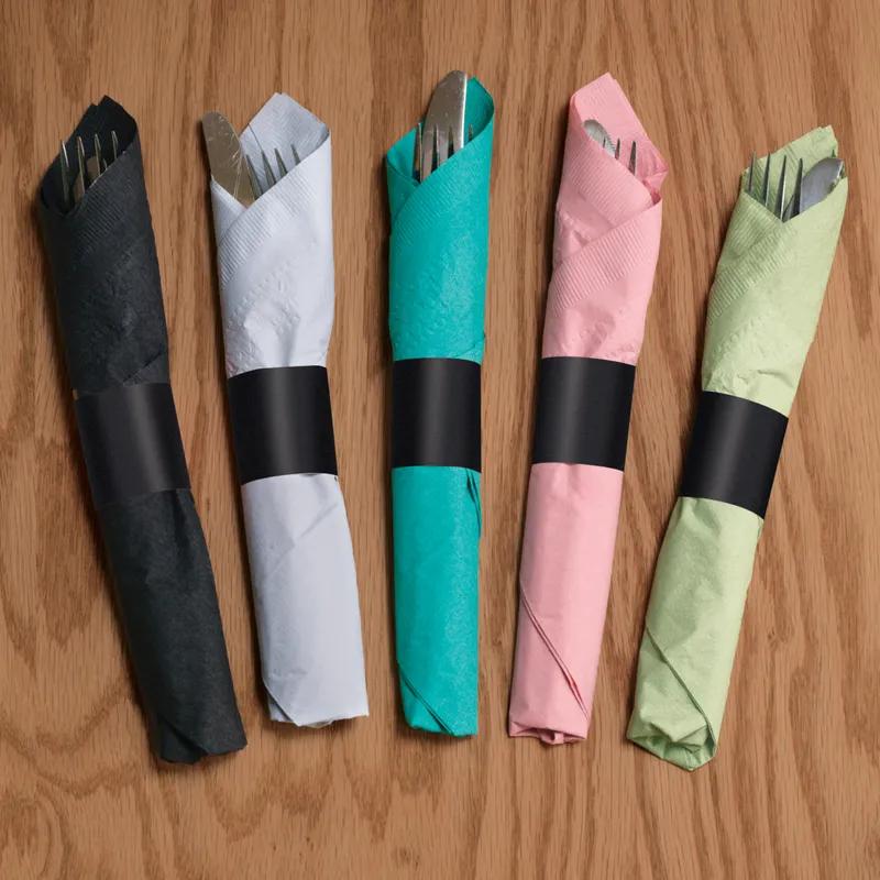 Napkin Bands Black Paper 10000/Case