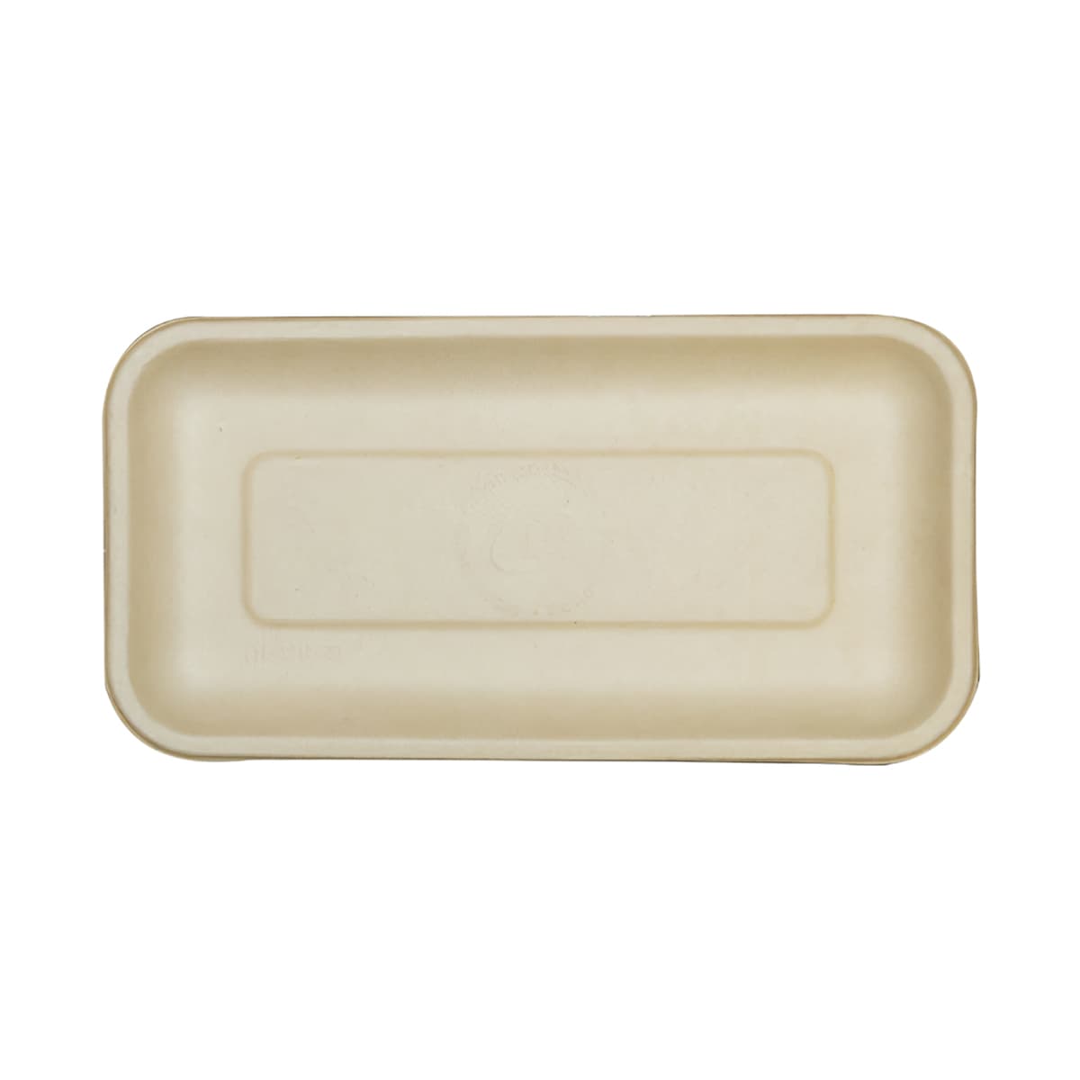 Take-Out Container Base 8.3X4.5X0.6 IN Pulp Fiber Kraft Rectangle 500/Case