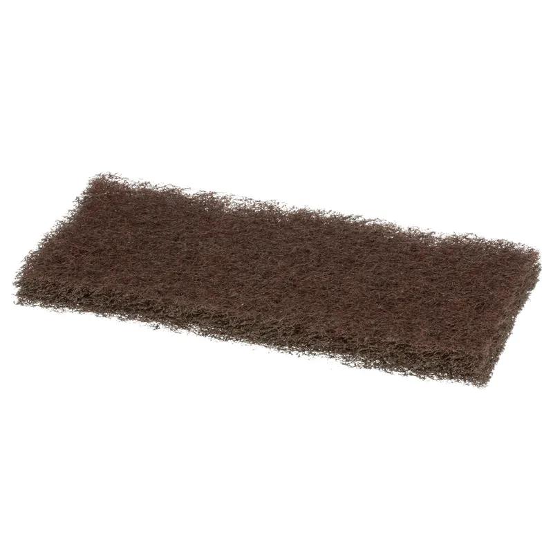 3M™ 8541 Scrubbing Pad 10X4.606 IN Synthetic Fiber Brown Rectangle Coarse 20/Case