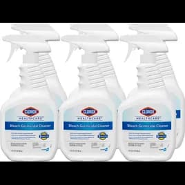 Clorox Healthcare® Fruity Floral Bleach Germicidal 1-Step Disinf Clnr & Deod 1 QT Multi Surf RTU Spray Antibac 6/Case