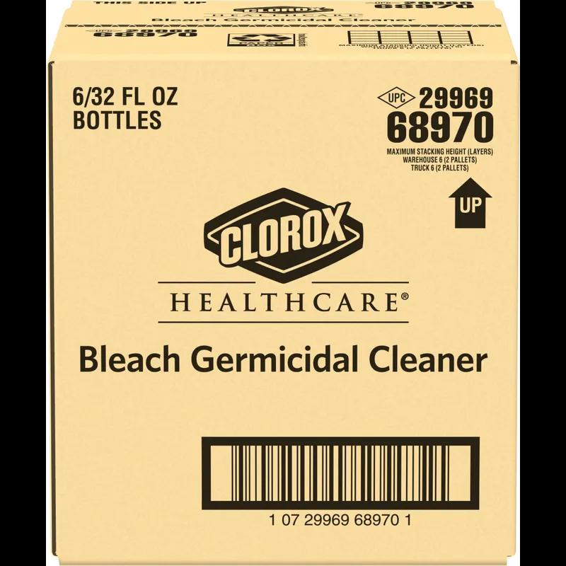 Clorox Healthcare® Bleach Germicidal Fruity Floral One-Step Disinfectant Deodorizer 32 FLOZ Multi Surface RTU 6/Case