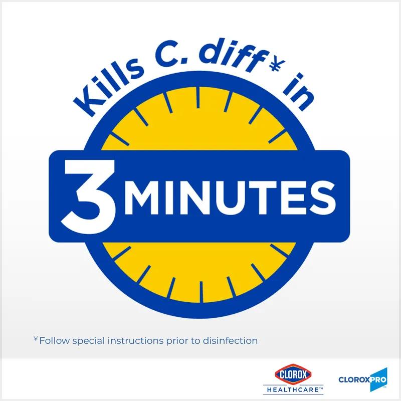 Clorox Healthcare® Bleach Germicidal Fruity Floral One-Step Disinfectant Deodorizer 32 FLOZ Multi Surface RTU 6/Case