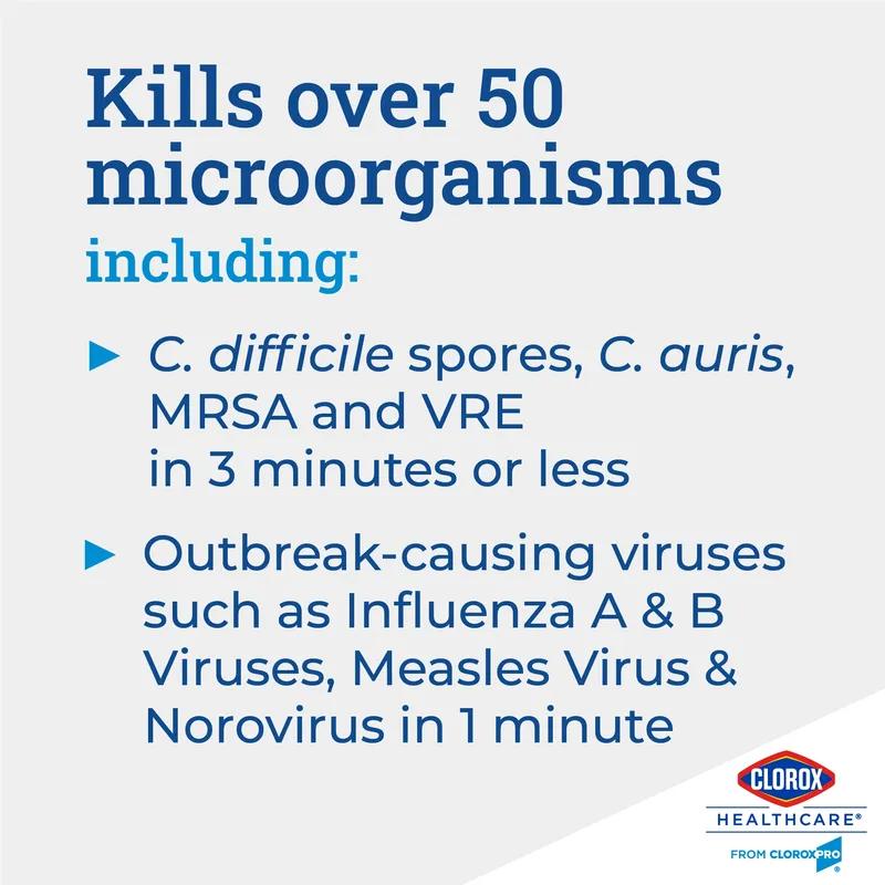 Clorox Healthcare® Bleach Germicidal Fruity Floral One-Step Disinfectant Deodorizer 32 FLOZ Multi Surface RTU 6/Case