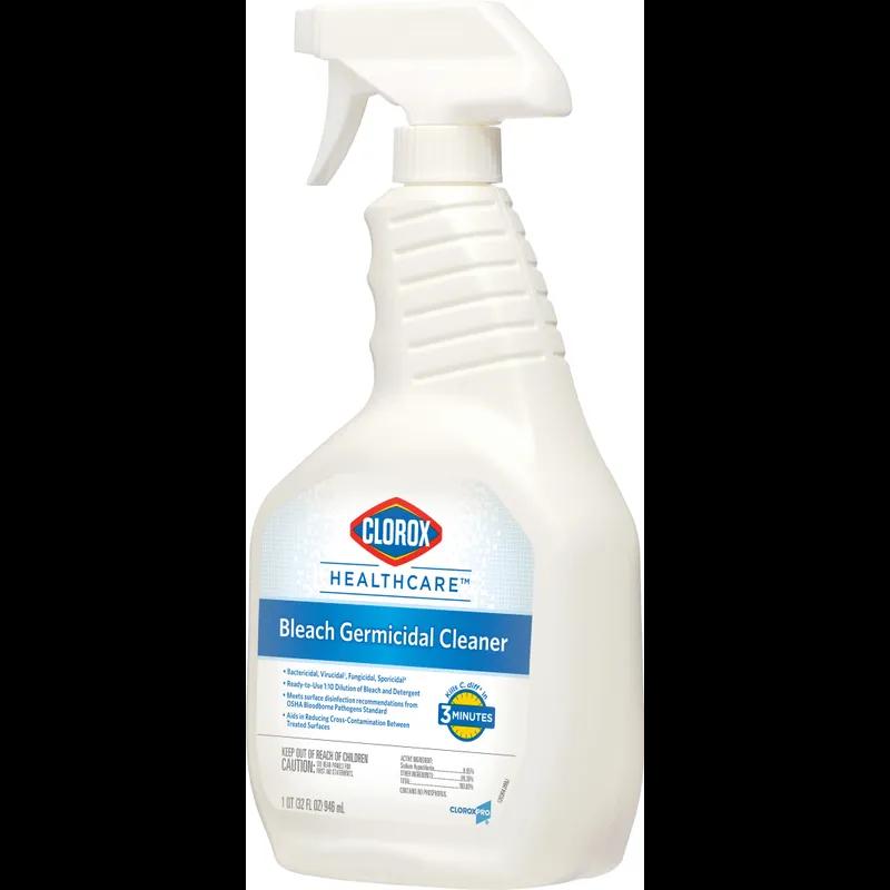 Clorox Healthcare® Bleach Germicidal Fruity Floral One-Step Disinfectant Deodorizer 32 FLOZ Multi Surface RTU 6/Case